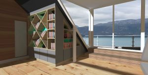 meuble d'angle sous pente