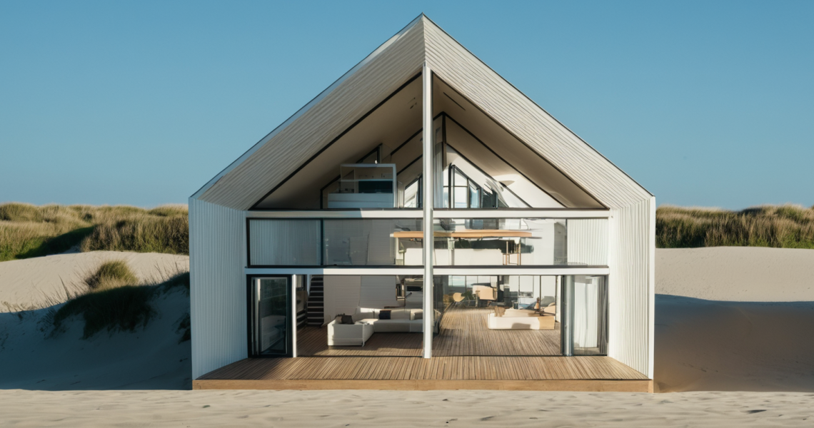 ambiance bord de mer avec cette villa contemporaine richement décoré par une architecte d'intérieur