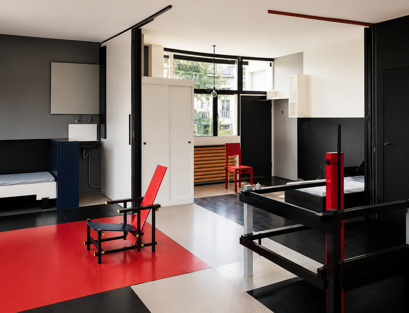 intérieur-La maison Schröder